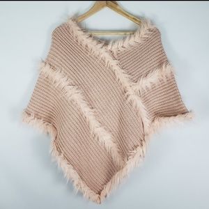 Marc New York Andrew Marc pale pink PONCHO